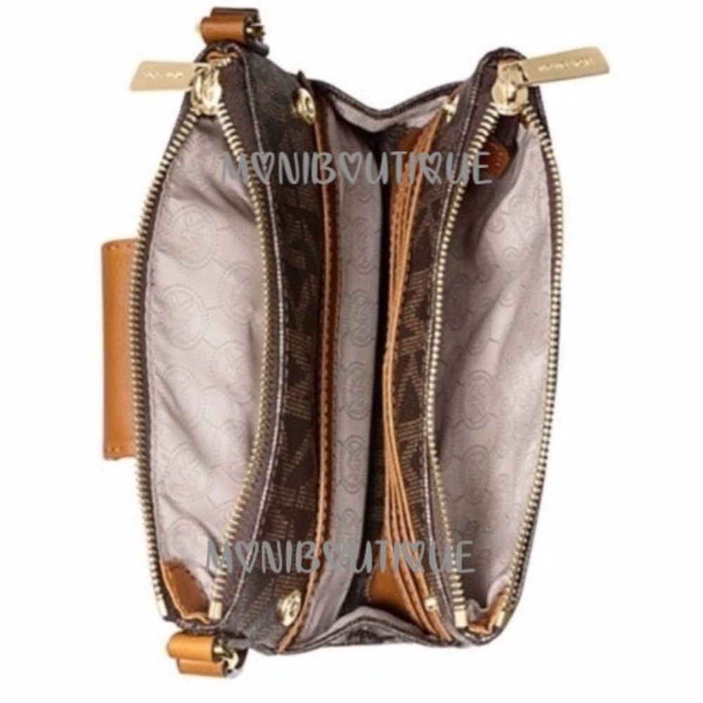 Michael Kors  Signature Brown  Crossbody Bag - Picture 4 of 6
